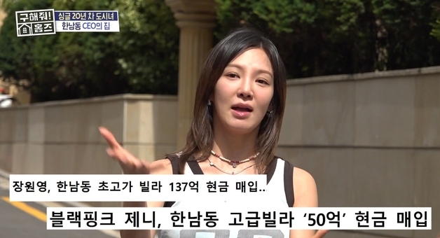 제니 50억·장원영 137억…한남동 임장 나선 효연 "연예인들 부러워"
