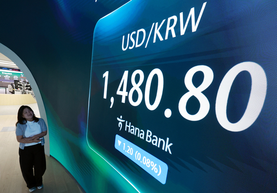달러·원 환율 1480원대