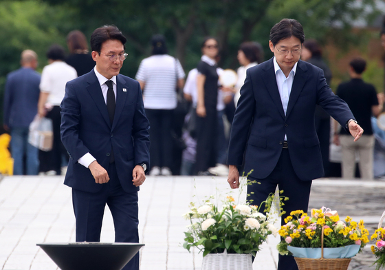 김민석 전 총리와 김경수 전 경남지사