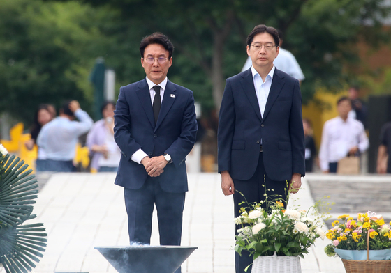 김민석, DJ 찾아 "집권당다운 집권당"…盧 향해 "다시 깊이 사과"