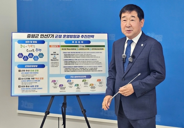이재영 군수 '군민이 행복한 스마트 증평' 청사진 제시