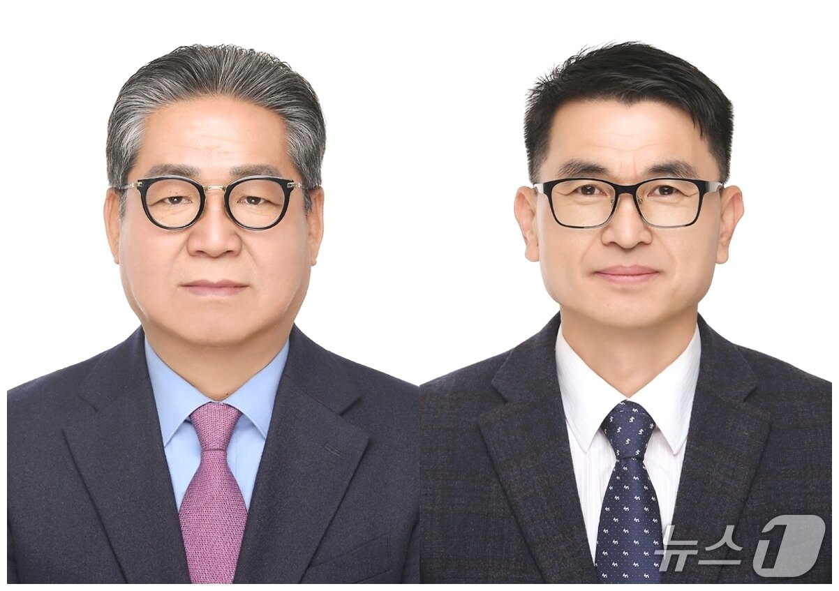 본문 이미지 - 충북 괴산군의회 10대 전반기 김주성 의장(왼쪽)과 최경섭 부의장.(자료사진)/뉴스1