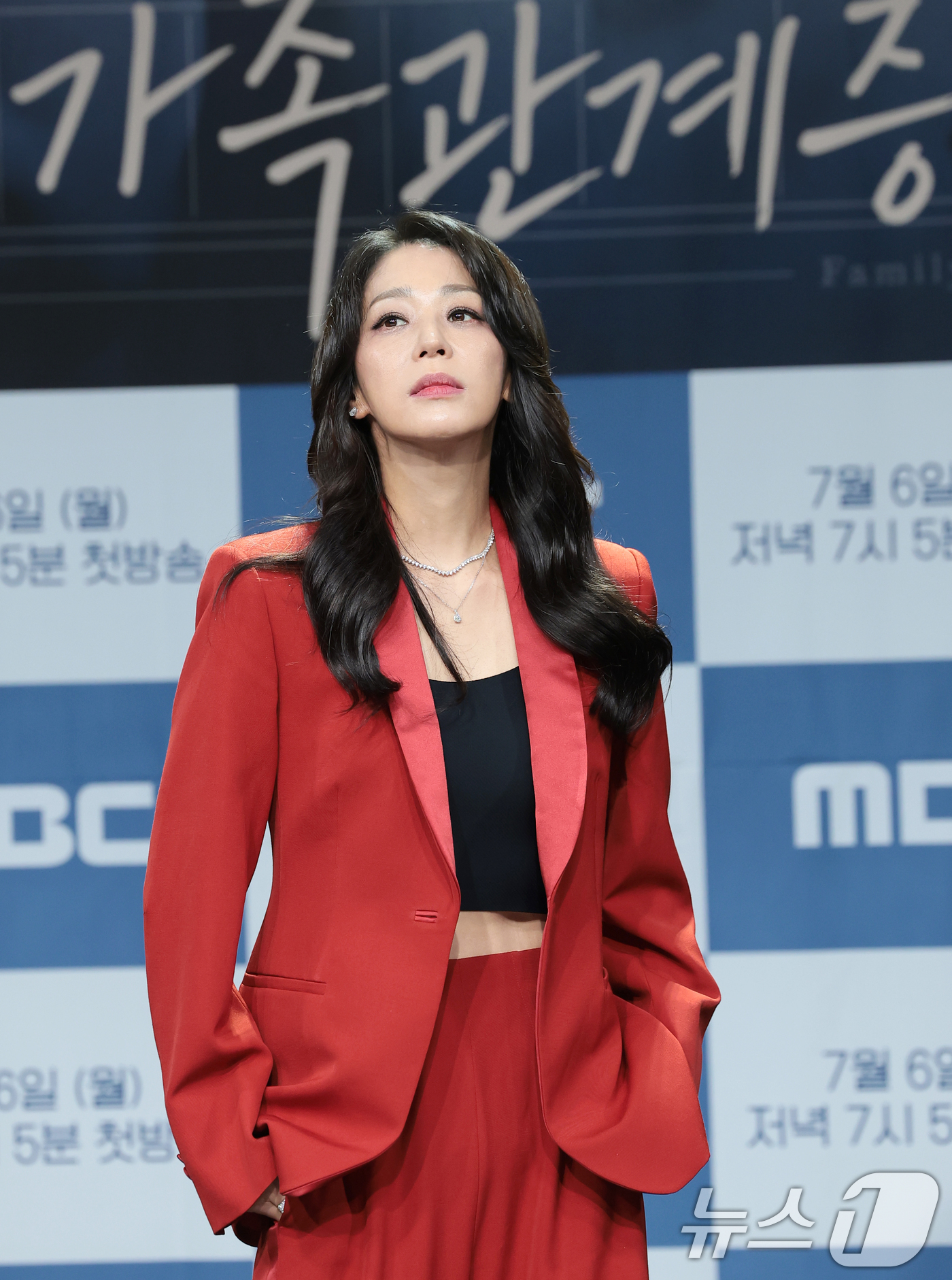 (서울=뉴스1) 권현진 기자 = 배우 한고은이 2일 오후 서울 마포구 상암 MBC사옥 골든마우스홀에서 열린 MBC 새 일일드라마 ‘가족관계증명서’(극본 박지현/연출 김미숙) 제작발 …