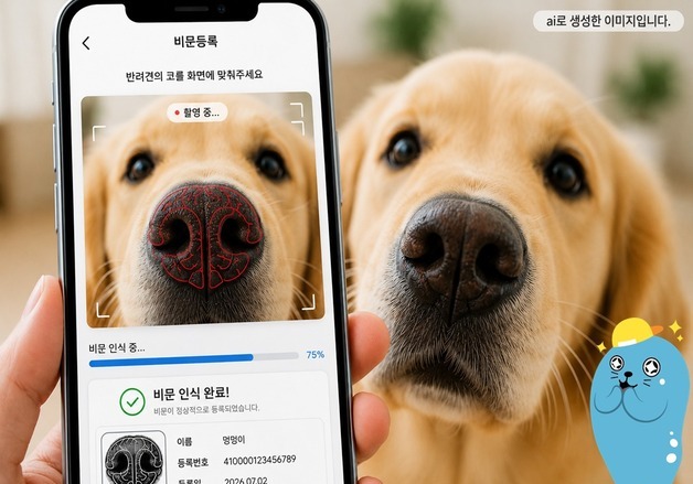 인천서 반려견 '코 지문' 등록 사업…계양·미추홀구에 부스 마련