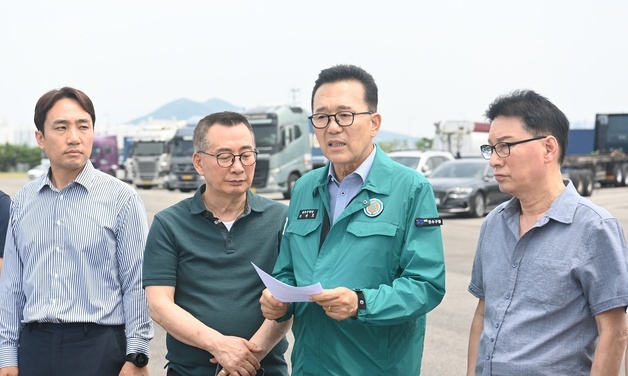 대법 판결로 문 연 송도 화물차주차장…이재호 구청장 "주민 안전 최선"