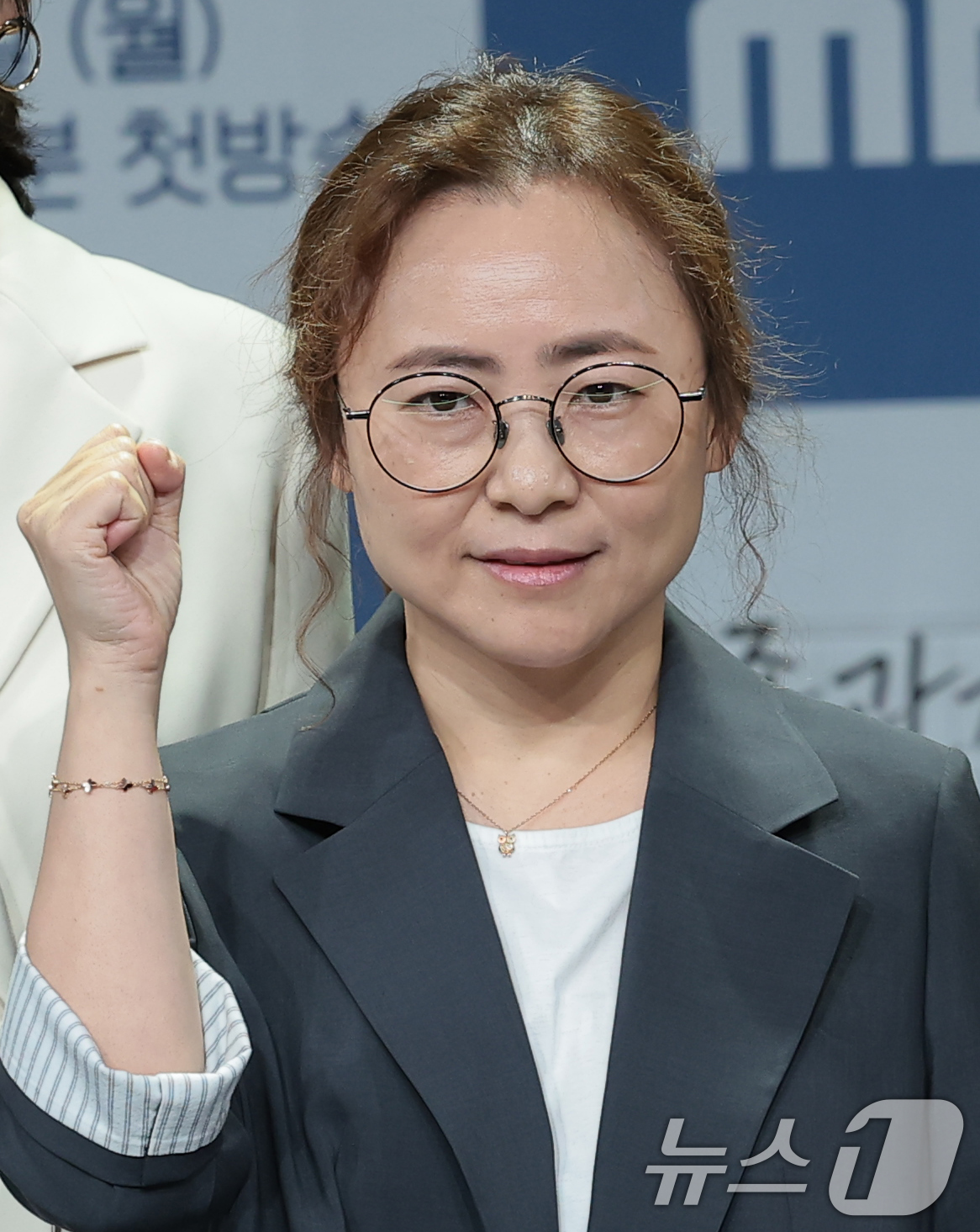 (서울=뉴스1) 권현진 기자 = 김미숙 PD가 2일 오후 서울 마포구 상암 MBC사옥 골든마우스홀에서 열린 MBC 새 일일드라마 ‘가족관계증명서’(극본 박지현/연출 김미숙) 제작발 …