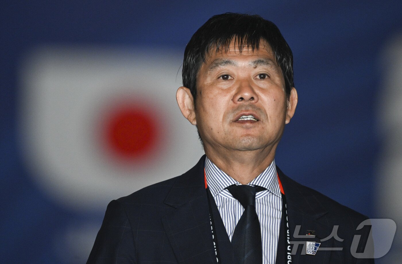 본문 이미지 - 일본 축구대표팀의 모리야스 하지메 감독. ⓒ 신화=뉴스1