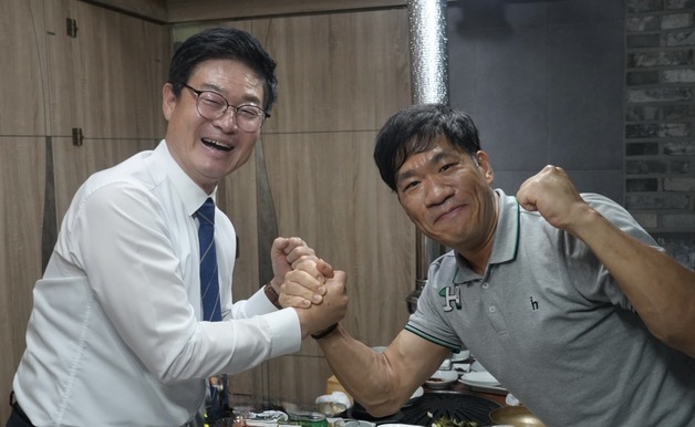 "인사·노조 한 번에"…구자열 원주시장 임기 첫날 사이다 회동