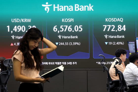 [뉴스1 PICK] 코스피, 2%대 하락 출발 후 낙폭 축소