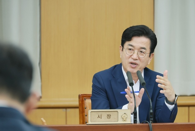 허태정 "국군사관학교 창설 차질 없도록 철저히 준비"