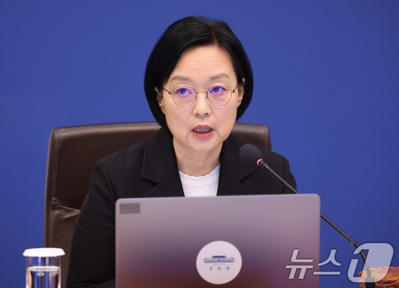 (서울=뉴스1) 허경 기자 = 한성숙 국무총리가 21일 청와대에서 열린 국무회의에서 발언을 하고 있다. 2026.7.21/뉴스1