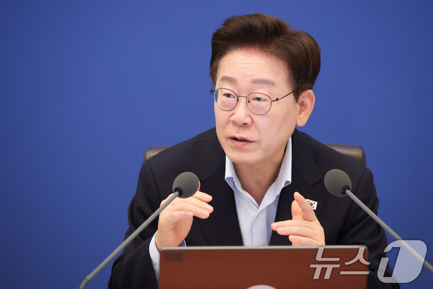(서울=뉴스1) 허경 기자 = 이재명 대통령이 21일 청와대에서 열린 국무회의에서 발언을 하고 있다. 2026.7.21/뉴스1