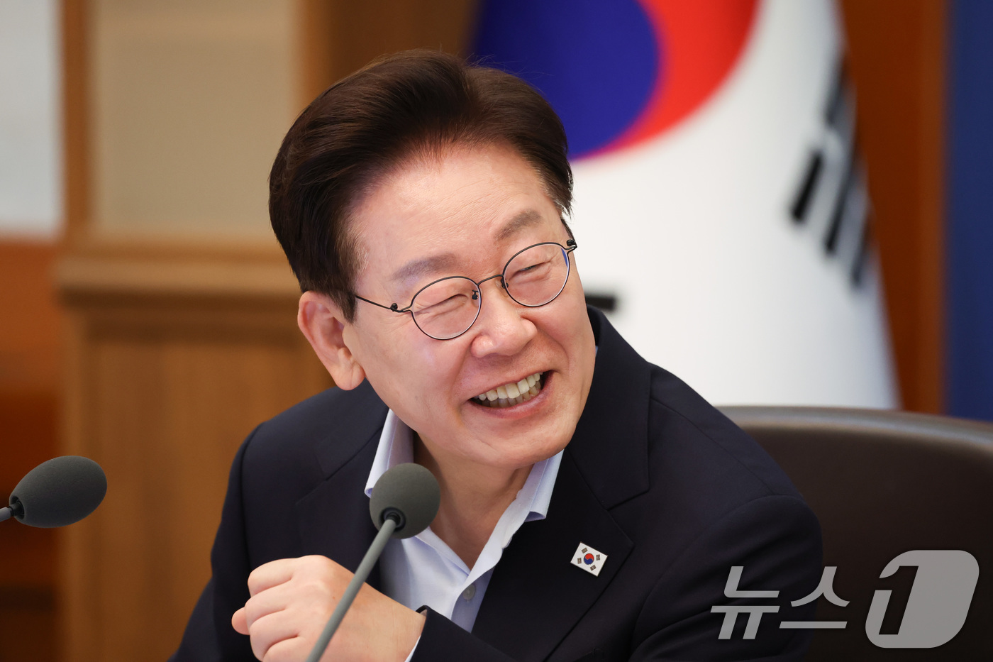 (서울=뉴스1) 허경 기자 = 이재명 대통령이 21일 청와대에서 열린 국무회의에서 발언을 하고 있다. 2026.7.21/뉴스1