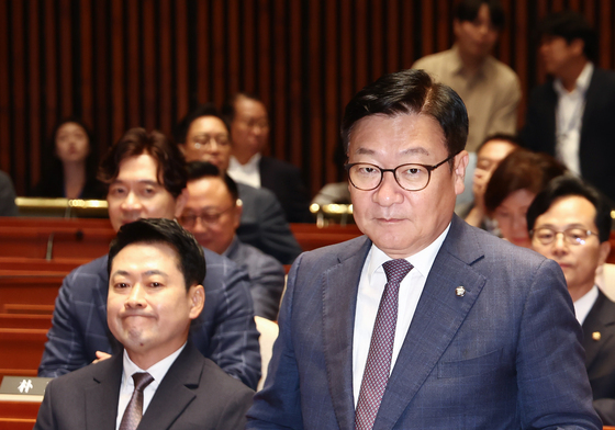 의총 참석한 野 지도부