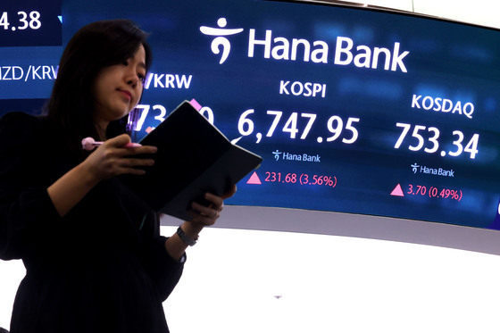 6700선 회복한 코스피