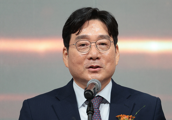 인사말 하는 유승호 대표