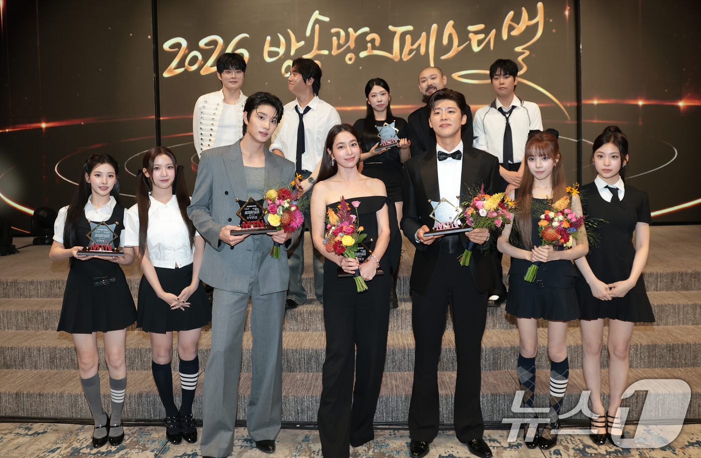 (서울=뉴스1) 권현진 기자 = 배우 이민정과 김재원, 가수 박지현, 베이비돈크라이, 비트펠라하우스가 21일 서울 마포구 중소기업중앙회 DMC에서 열린 '2026 방송광고페스티벌' …