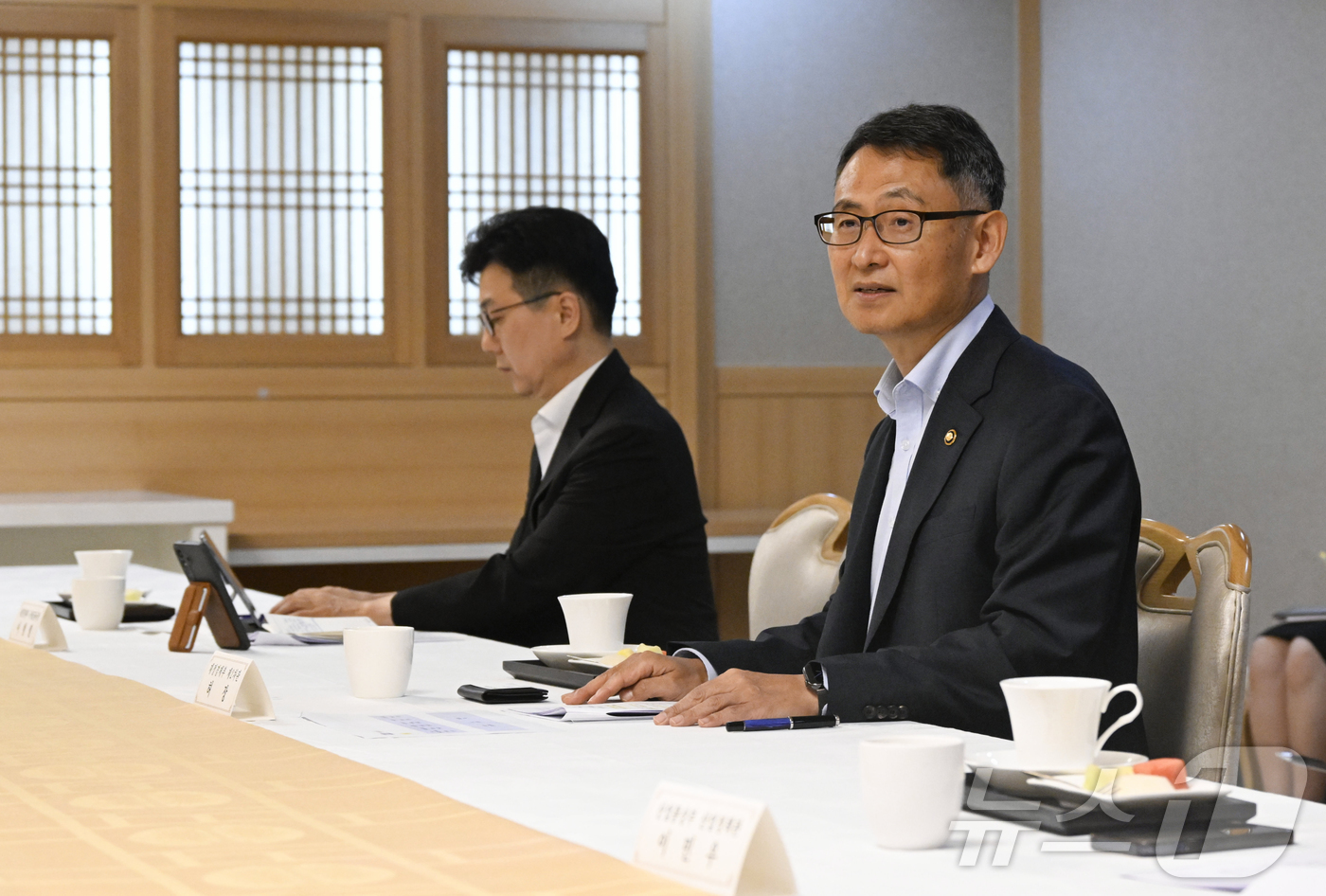 (서울=뉴스1) = 허장 재정경제부 2차관이 21일 서울 종로구 정부서울청사에서 열린 '외환시장 관련 수출기업 간담회'에서 발언하고 있다. (재정경제부 제공, 재판매 및 DB 금지 …