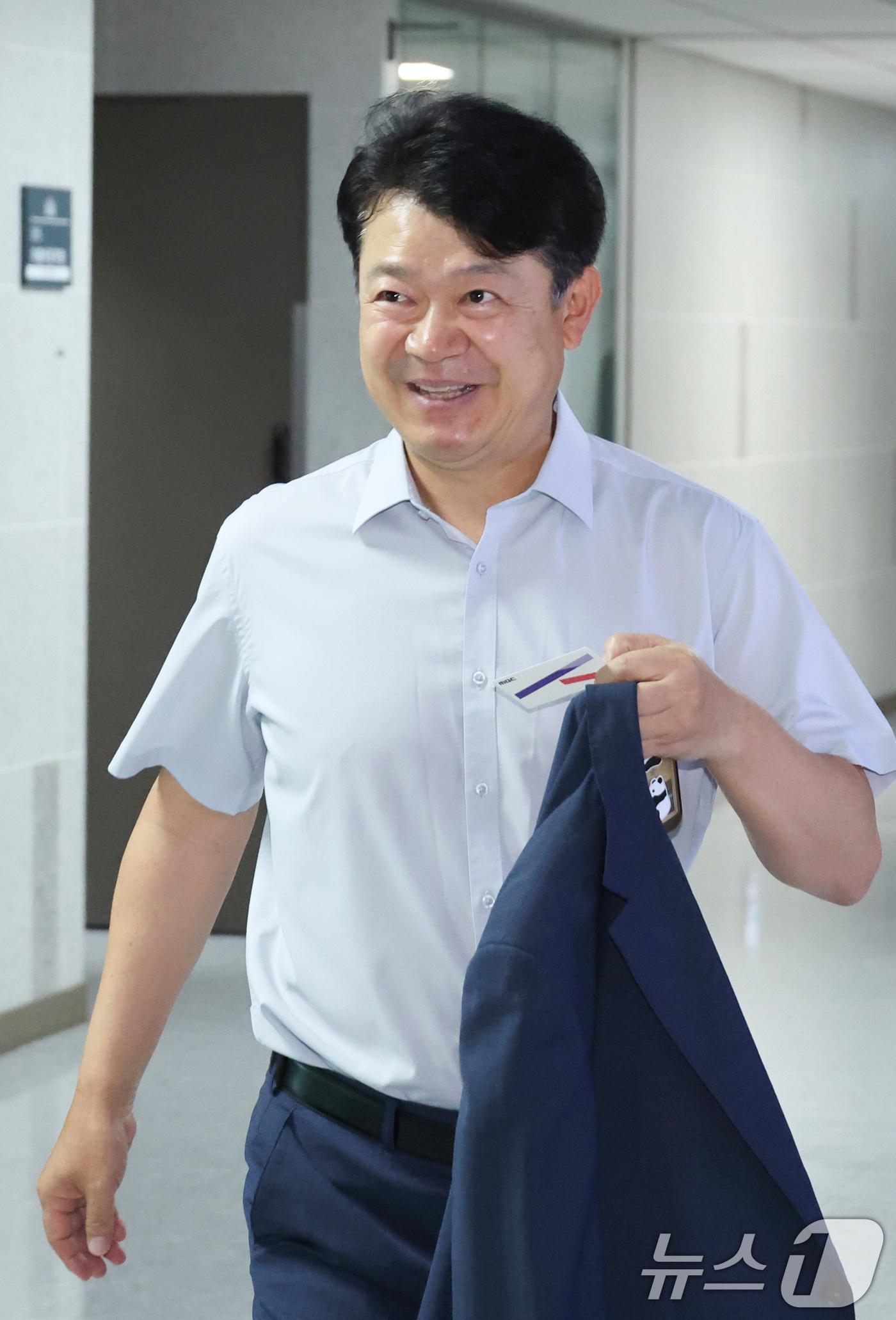 (서울=뉴스1) 신웅수 기자 = 복기왕 더불어민주당 의원이 22일 서울 여의도 국회 의원회관에서 열린 국토교통위원회 당정에 참석하고 있다. 2026.7.22/뉴스1