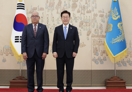 이재명 대통령, 신임 주한콜롬비아대사 신임장 제정식