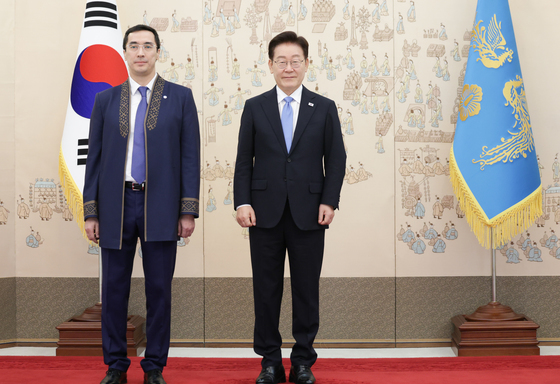 이재명 대통령, 신임 주한카자흐스탄대사 신임장 제정식
