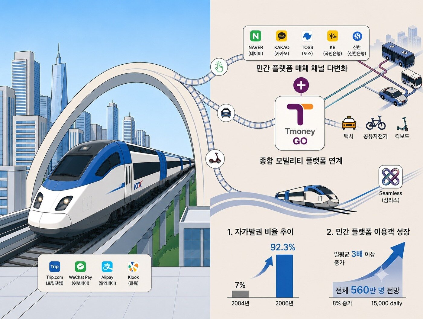 본문 이미지 - 코레일 티머니고 예매 개념도.(한국철도공사 제공)뉴스1ⓒ news1