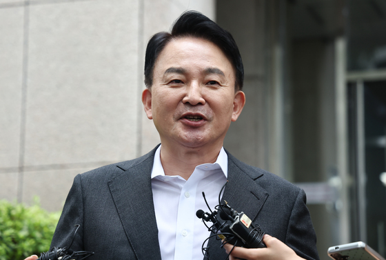 원희룡 전 장관, 종합특검 소환조사 출석