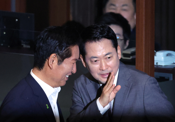 장동혁·정청래 '은밀한 대화'