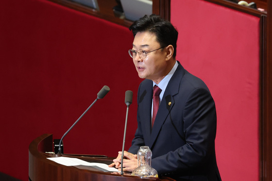 당선 인사하는 김성원 신임 산자위원장