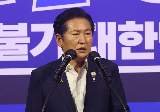 소감 밝히는 정청래 의원