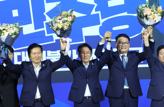 김민석·정청래·송영길 본선行…"검찰개혁" "당원주권" "당청일체"(종합)