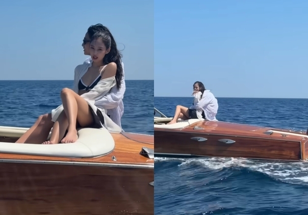 '24일 컴백' 제니, 요트서 카이와 연인 케미…다정한 분위기 [N샷]