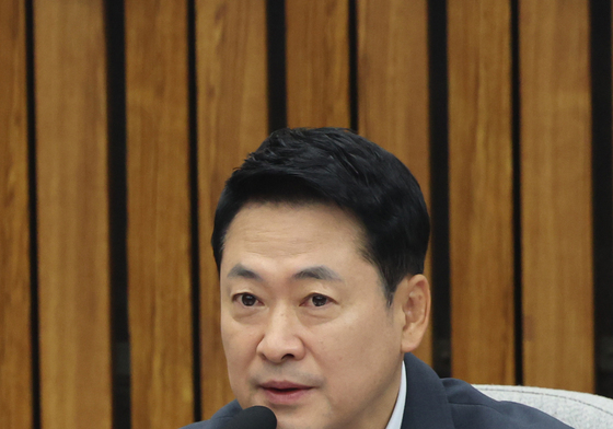 인사말하는 장동혁 대표