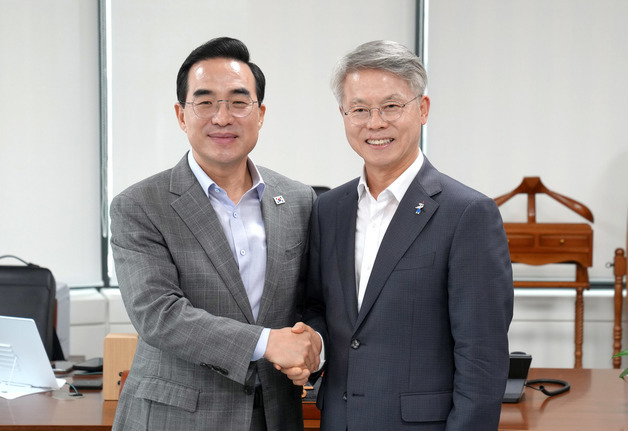 민형배 통합특별시장, 박홍근 예산처장관 면담