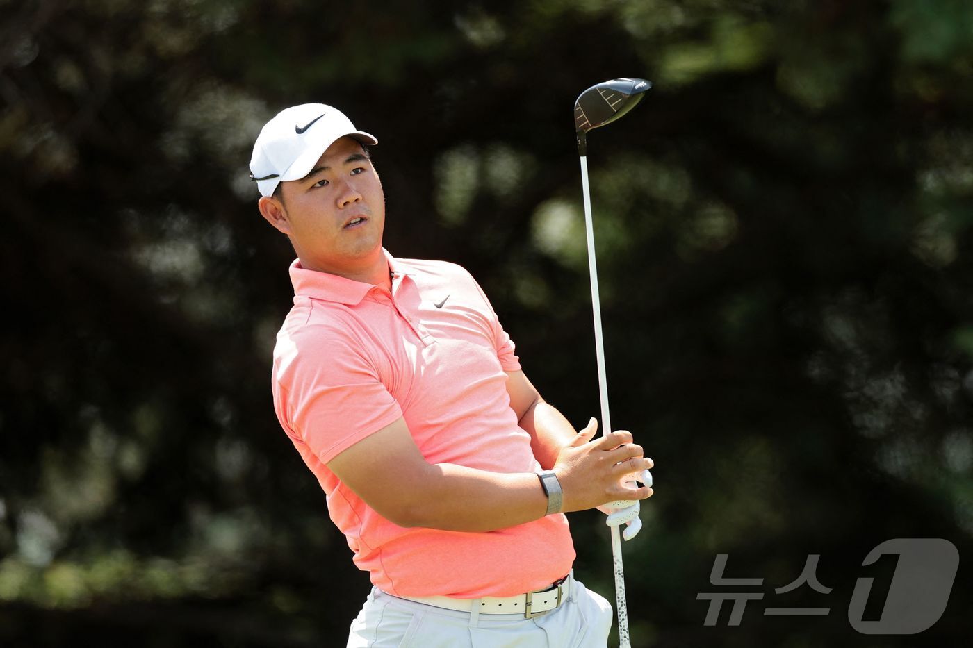 본문 이미지 - PGA 투어 3M 오픈에 출전한 김주형. ⓒ AFP=뉴스1