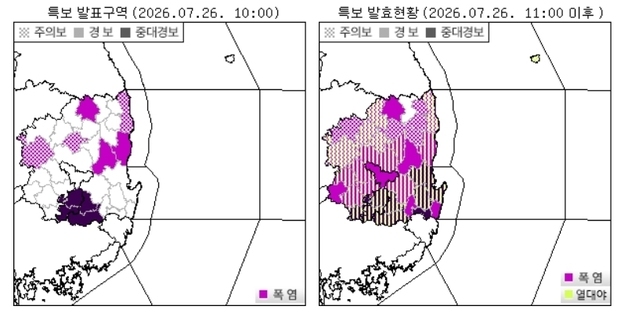 대구·경산·청도에도 '폭염중대경보'…"모든 야외활동 즉시 중단"