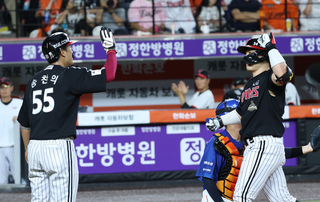 박동원, 동점 2점 홈런포 쾅!