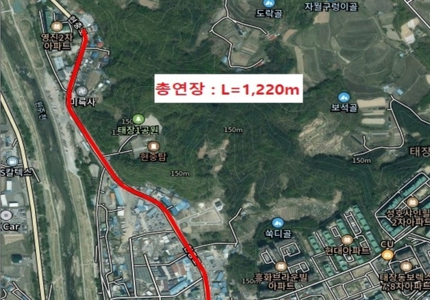 원주시상하수도사업소, 28일 현충로 1220m 노면포장