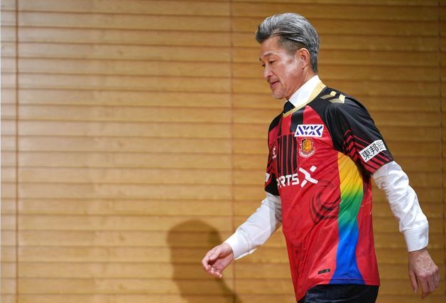 세계 최고령 프로축구선수 미우라, 59세에 골맛…공식 득점 4년만