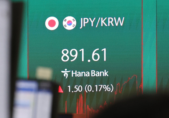 800원대 '슈퍼 엔저'
