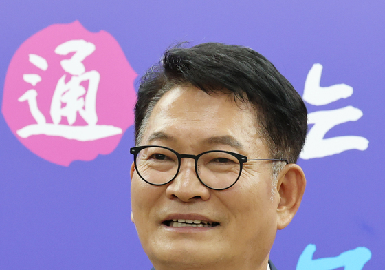충남 찾은 송영길 당대표 후보