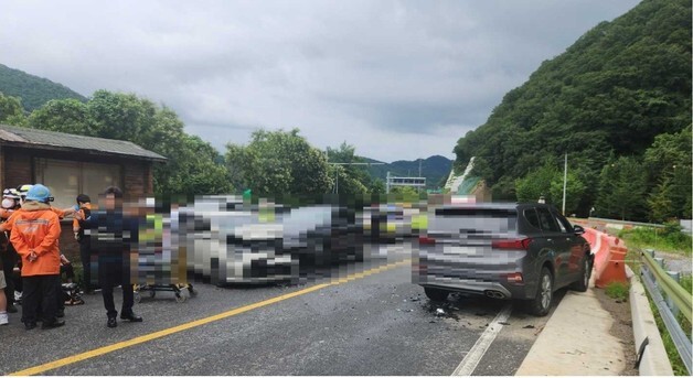 '3중 추돌 등' 강원 지역서 교통사고 잇따라