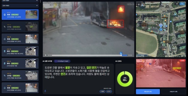 "파란 가방 멘 남자 찾아줘" AI가 동선 추적…울산 지능형 CCTV 관제 구축