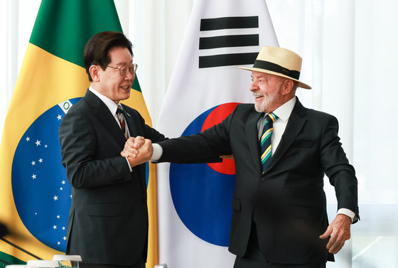 이재명·룰라 대통령 '한·브라질 확대회담'