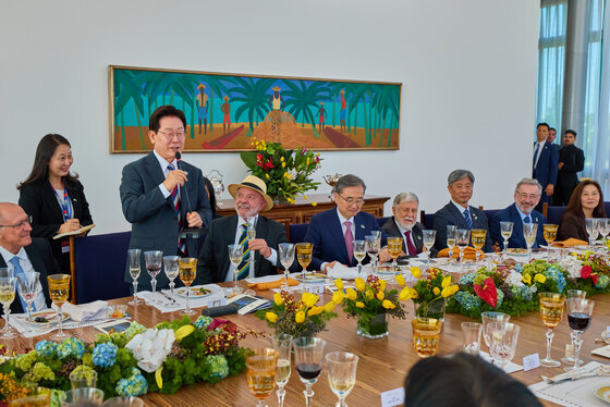 국빈오찬 참석한 이재명 대통령