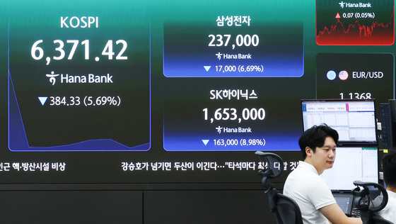 '창신 쇼크'에 삼전 9%·SK하닉 10%↓…코스피·코스닥 사이드카[개장시황]