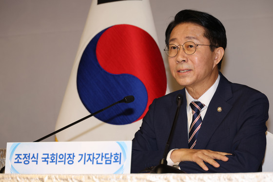 국힘 "조의장, 대통령 연임 전도사 나서…李대통령 하수인 자처"
