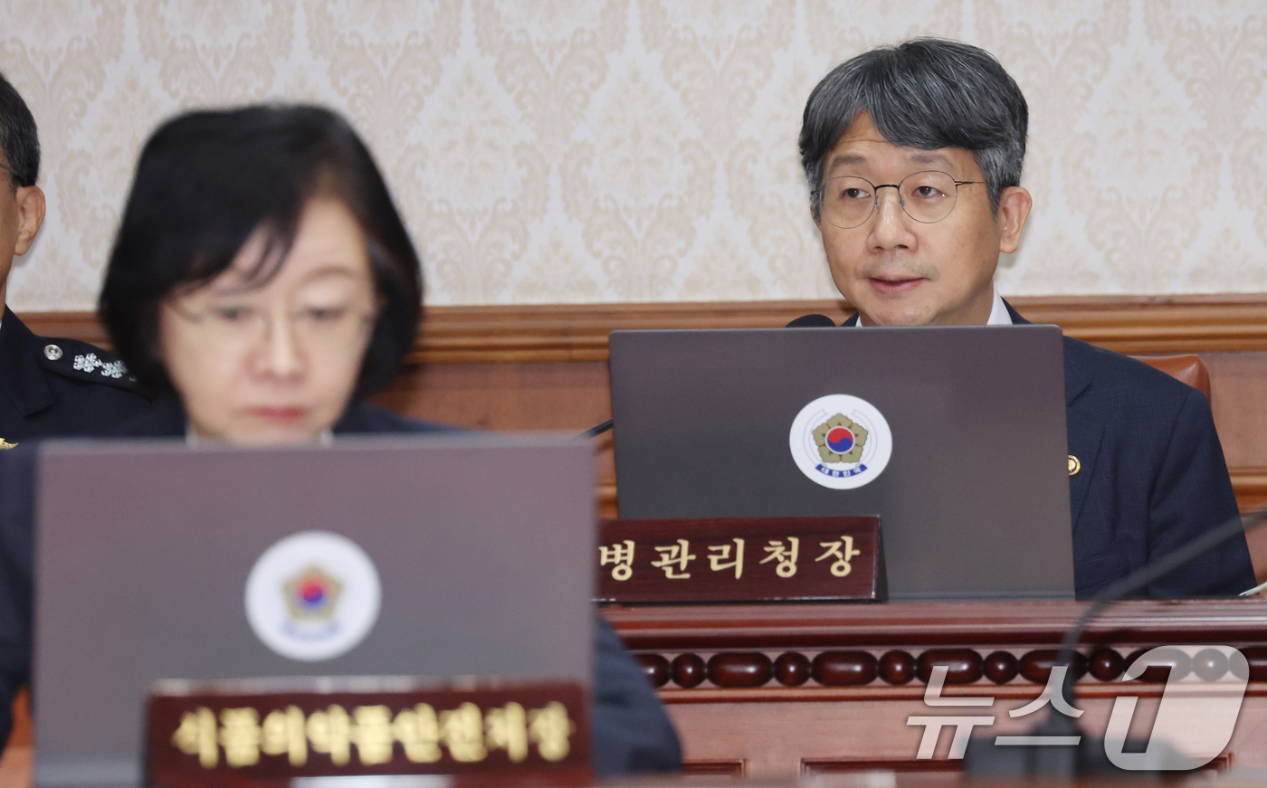 (서울=뉴스1) 김명섭 기자 = 임승관 질병관리청장이 28일 서울 종로구 세종대로 정부서울청사에서 열린 국무회의에서 발언하고 있다. 2026.7.28/뉴스1