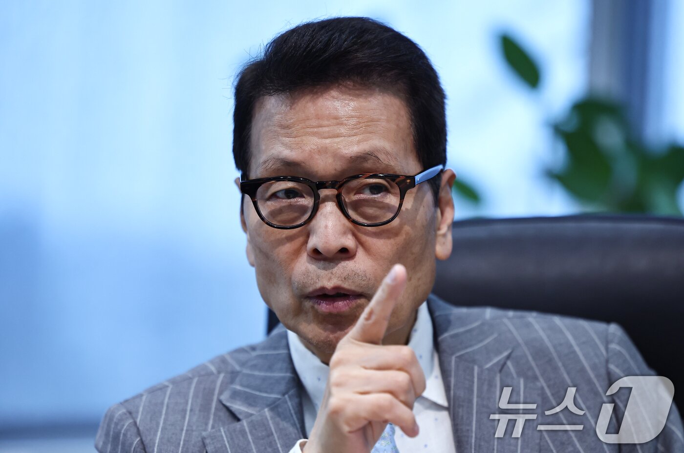 본문 이미지 - 배재규 한국투자신탁운용 대표가 28일 서울 영등포구 한국투자신탁운용에서 뉴스1과 인터뷰를 하고 있다. 2026.7.28 ⓒ 뉴스1 김도우 기자