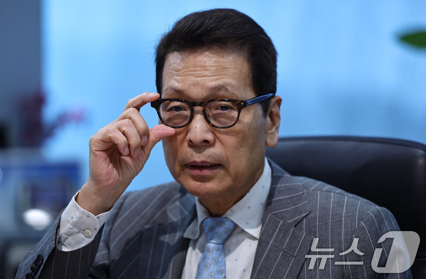 본문 이미지 - 배재규 한국투자신탁운용 대표가 28일 서울 영등포구 한국투자신탁운용에서 뉴스1과 인터뷰를 하고 있다. 2026.7.28 ⓒ 뉴스1 김도우 기자